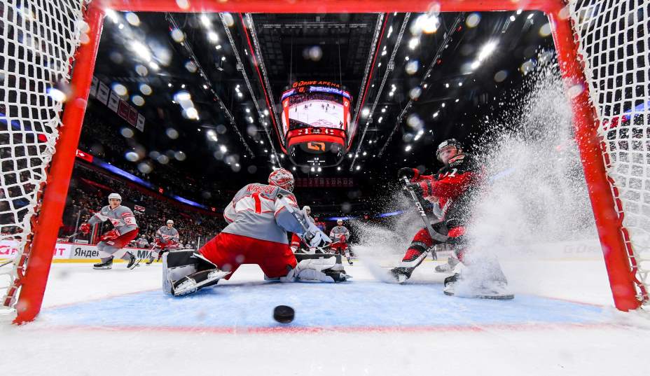 «Авангард» был близок к тому, чтобы спастись в матче со «Спартаком», но уступил. Фото: ВК ХК «Спартак»
