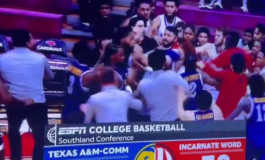 Драка в баскетболе, фото соцсети