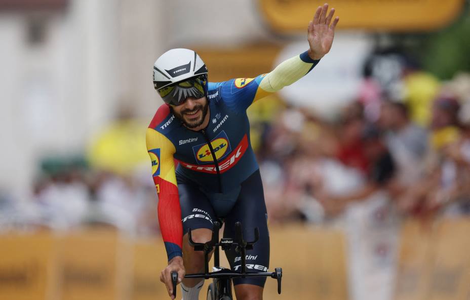 Жюльен Бернар стал героем «Тур де Франс». Фото: Reuters