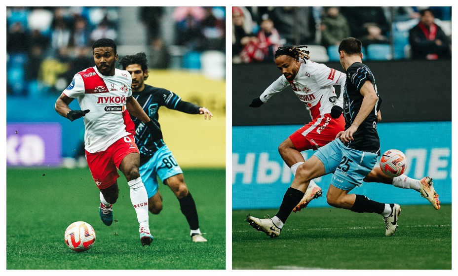 Спартаковцы Маркиньос и Бонгонда в деле. Фото: Соцсети ФК