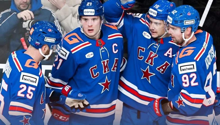 СКА обыграл «Торпедо» со счетом 4:1. Фото: ВК ХК СКА