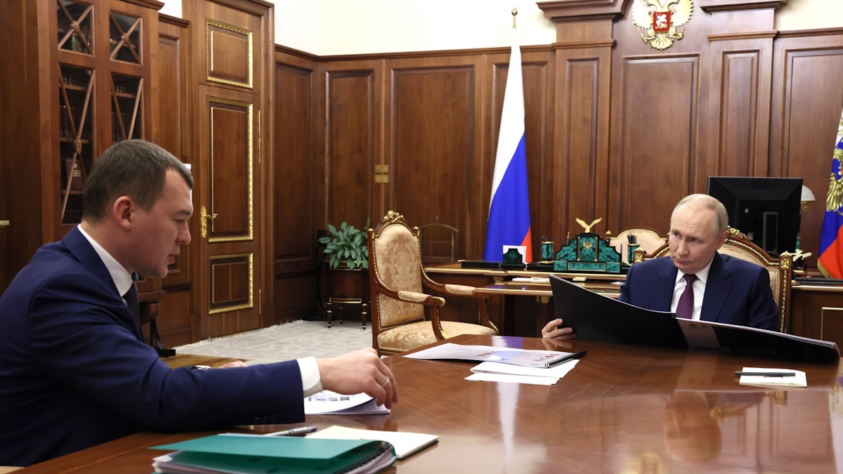 Владимир Путин и глава минспорта встретились в Кремле. Фото: Kremlin.ru